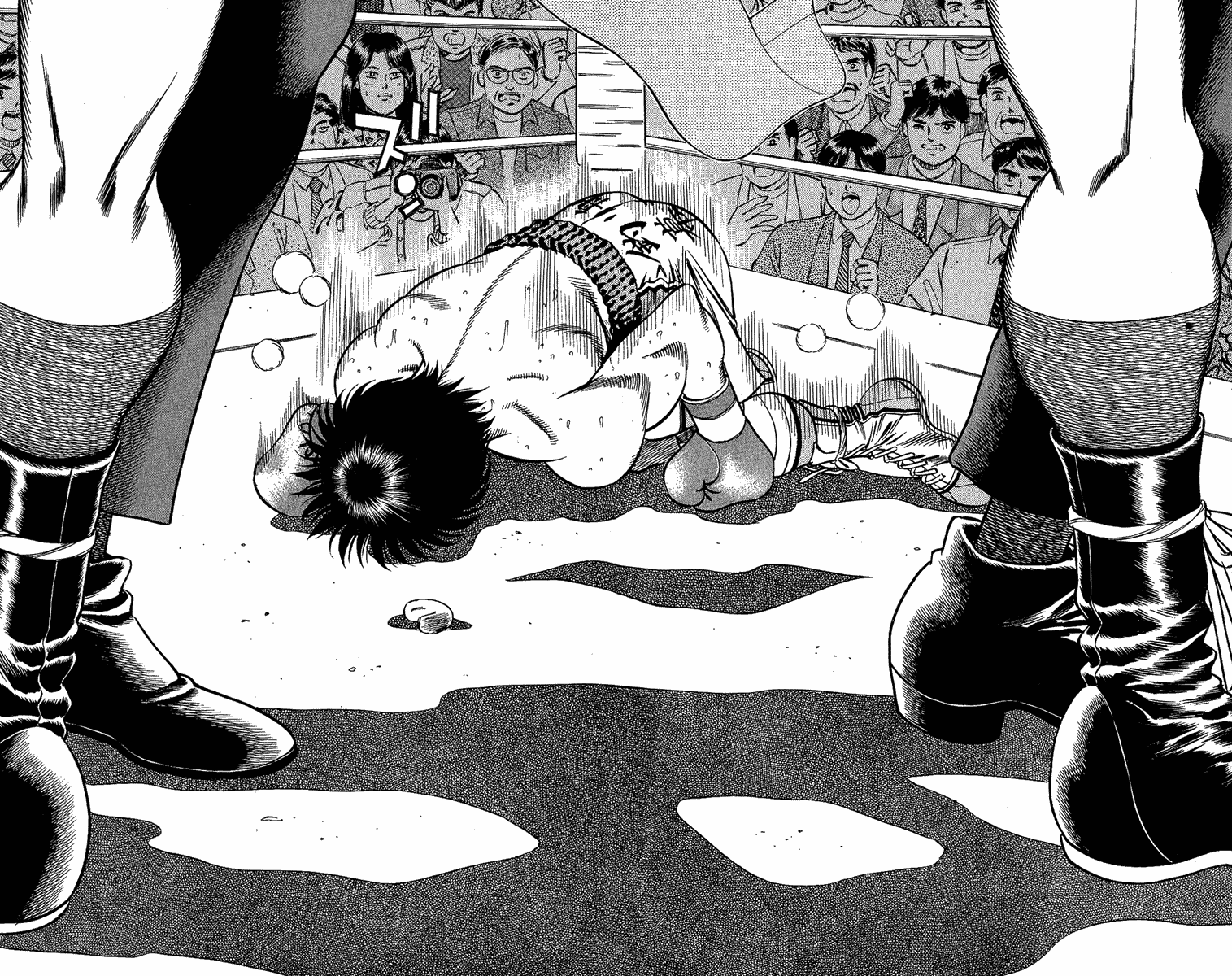 Hajime no Ippo Chapter 194.2 page 6 - Chapter 194 v2 : 5R 2 Minutes 32 Seconds