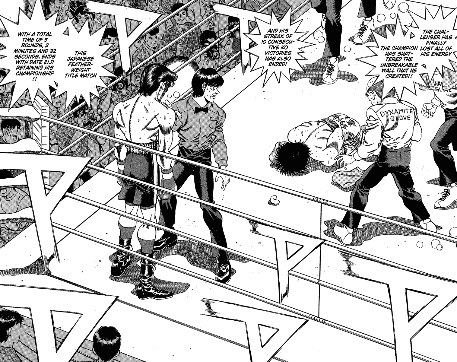 Hajime no Ippo Chapter 194.2 page 9 - Chapter 194 v2 : 5R 2 Minutes 32 Seconds