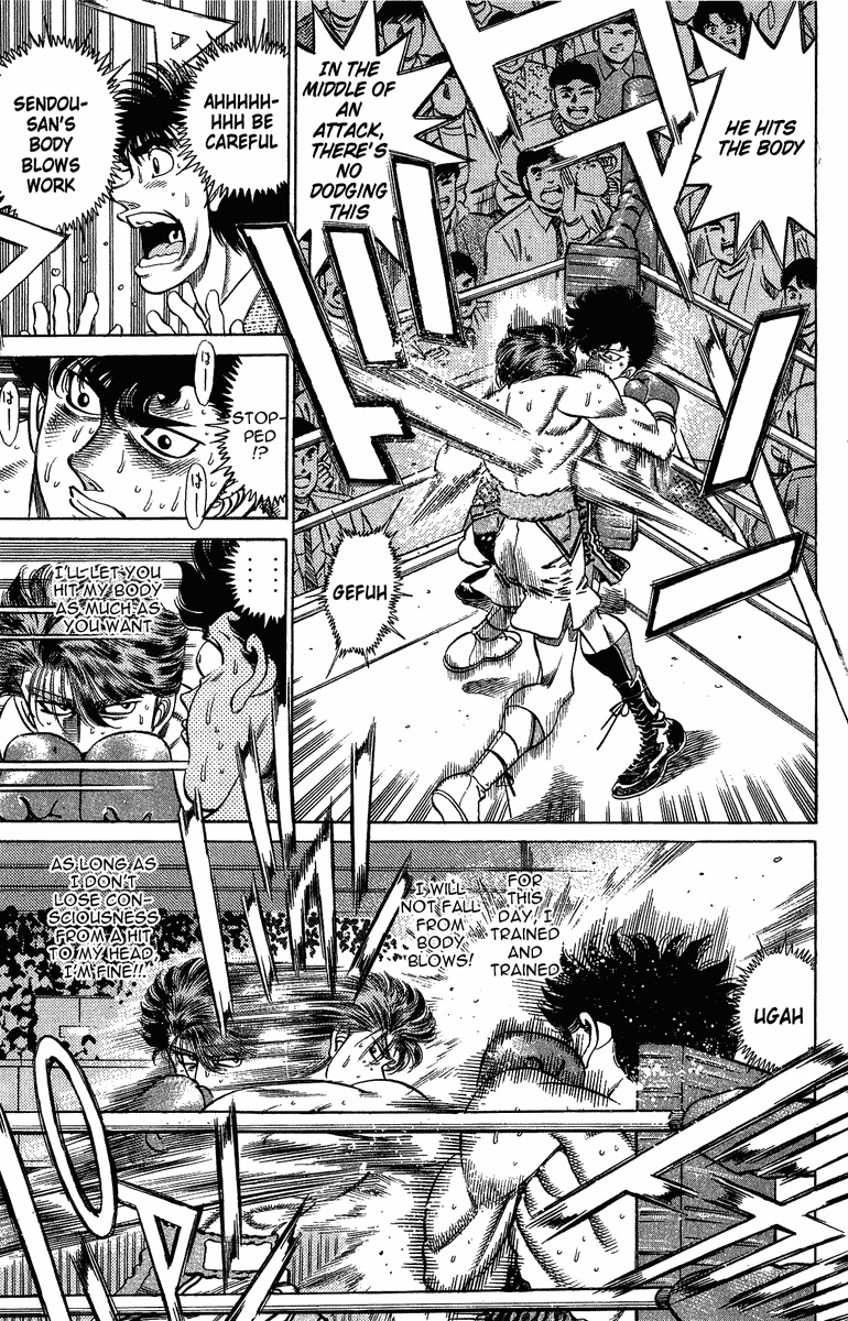 Hajime no Ippo Chapter 201.2 page 10 - Chapter 201 v2 : Determination