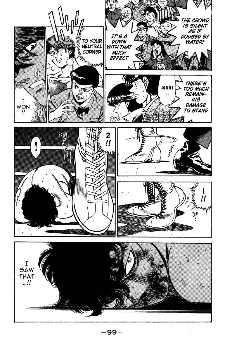 Hajime no Ippo Chapter 201.2 page 18 - Chapter 201 v2 : Determination
