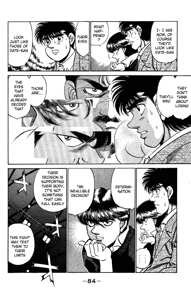 Hajime no Ippo Chapter 201.2 page 3 - Chapter 201 v2 : Determination
