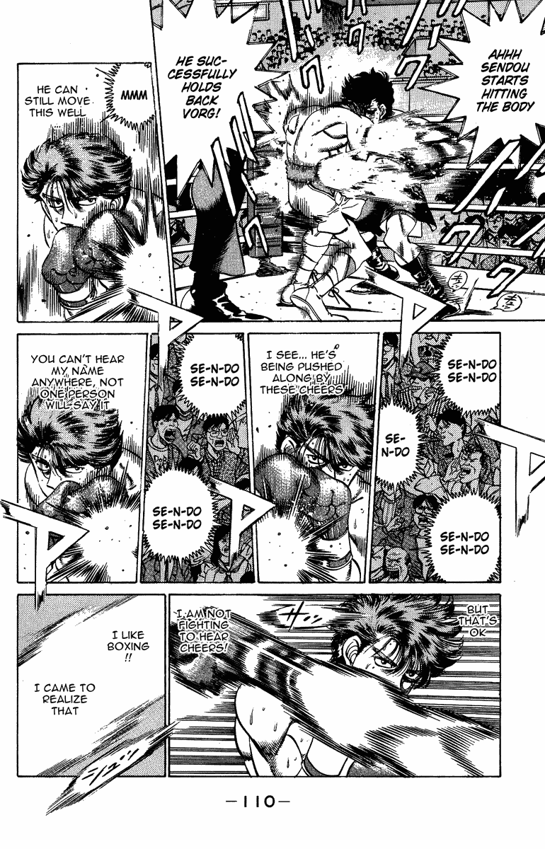 Hajime no Ippo Chapter 202.2 page 10 - Chapter 202 v2 : Last Card
