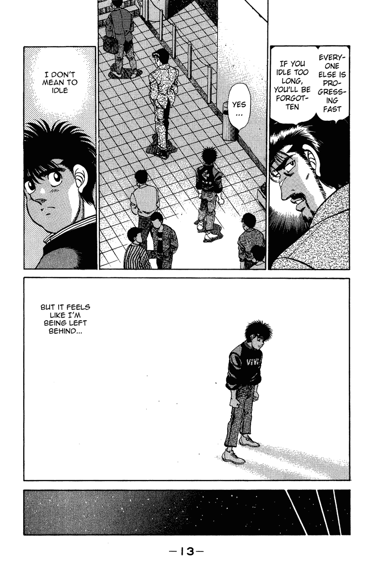 Hajime no Ippo Chapter 206.2 page 13 - Chapter 206 v2 : Return From Overseas