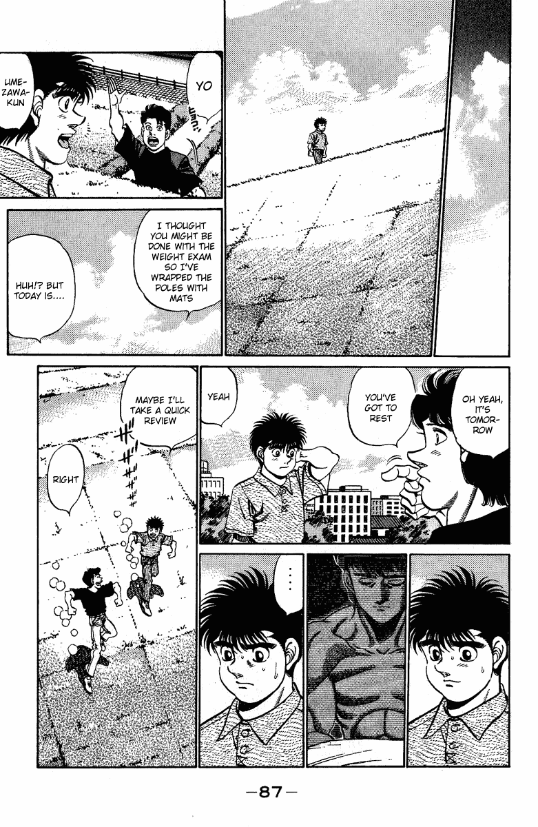 Hajime no Ippo Chapter 210.2 page 5 - Chapter 210 v2 : Meeting in the Weighing Room