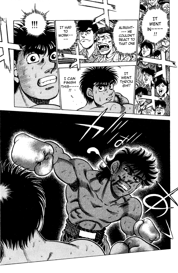 Hajime no Ippo Chapter 212.2 page 13 - Chapter 212 v2 : Control the Pace!