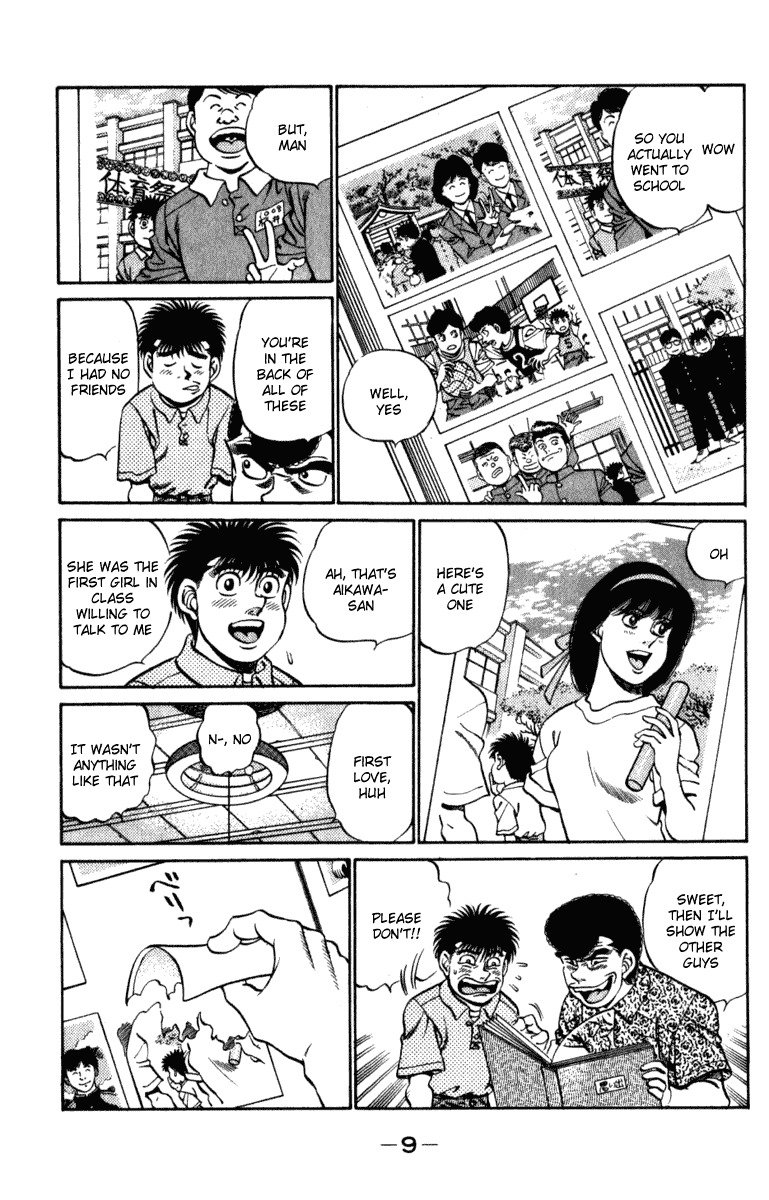 Hajime no Ippo Chapter 215.2 page 10 - Chapter 215 v2 : Takamura's Home Visit