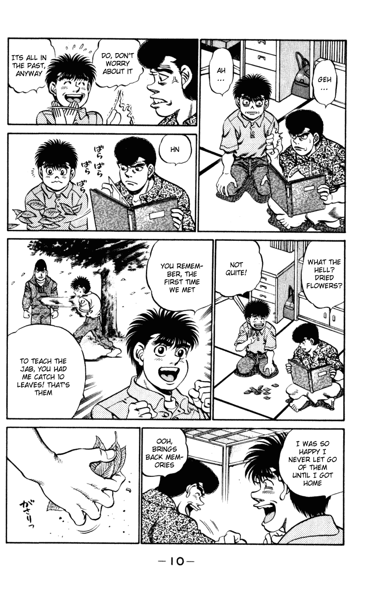 Hajime no Ippo Chapter 215.2 page 11 - Chapter 215 v2 : Takamura's Home Visit