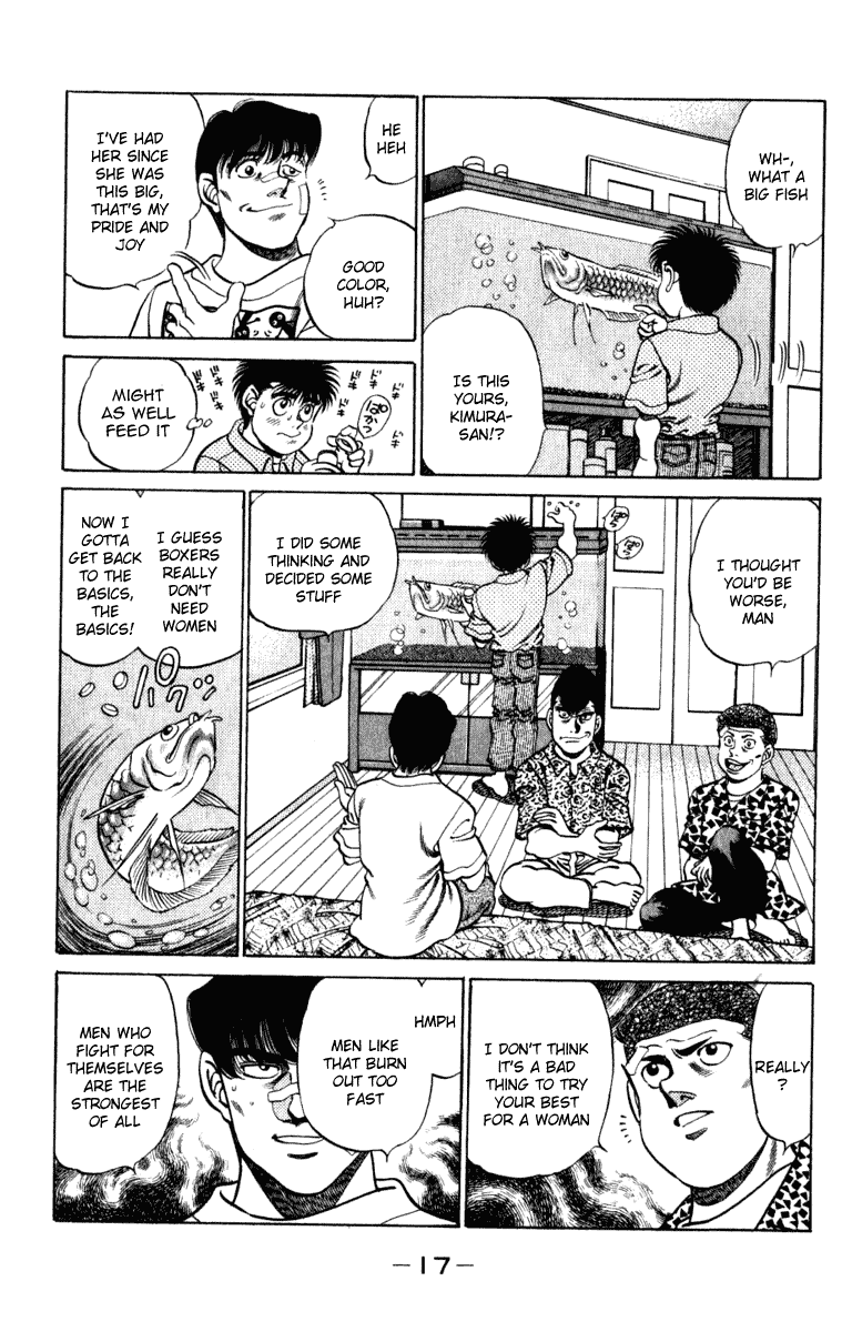 Hajime no Ippo Chapter 215.2 page 18 - Chapter 215 v2 : Takamura's Home Visit