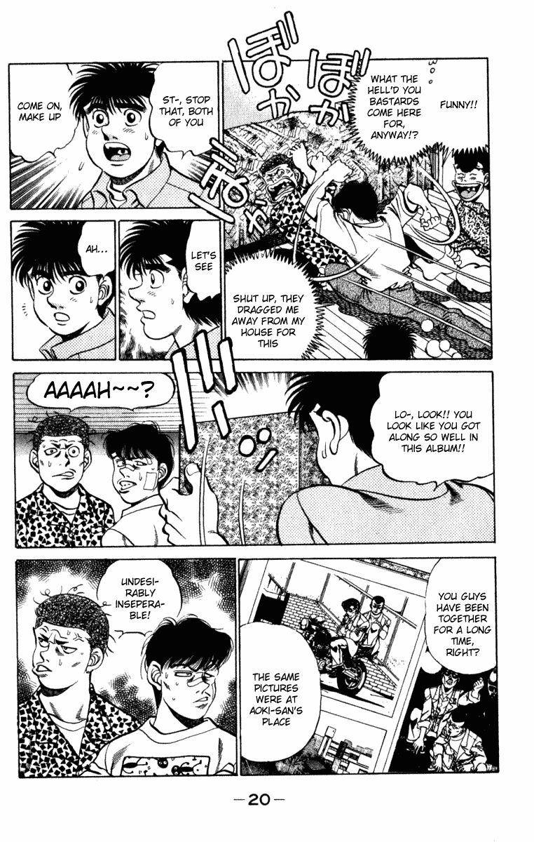 Hajime no Ippo Chapter 215.2 page 21 - Chapter 215 v2 : Takamura's Home Visit