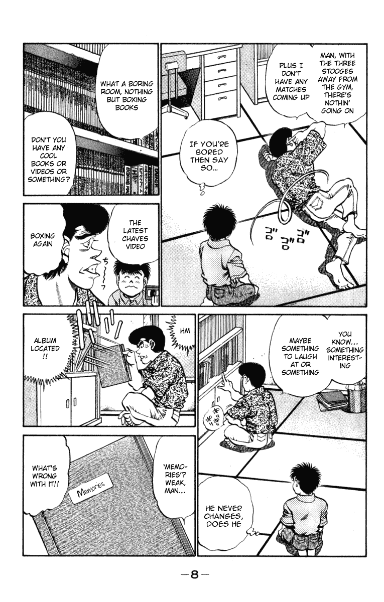 Hajime no Ippo Chapter 215.2 page 9 - Chapter 215 v2 : Takamura's Home Visit