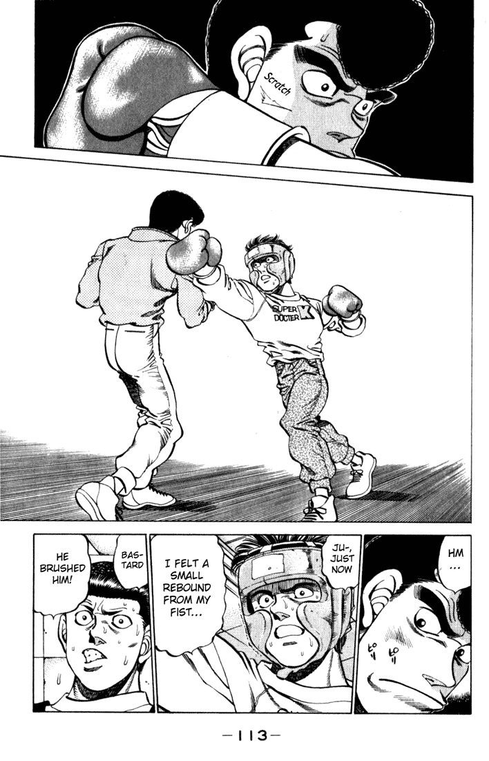 Hajime no Ippo Chapter 220.2 page 11 - Chapter 220 v2 : I'm Sure it Hit