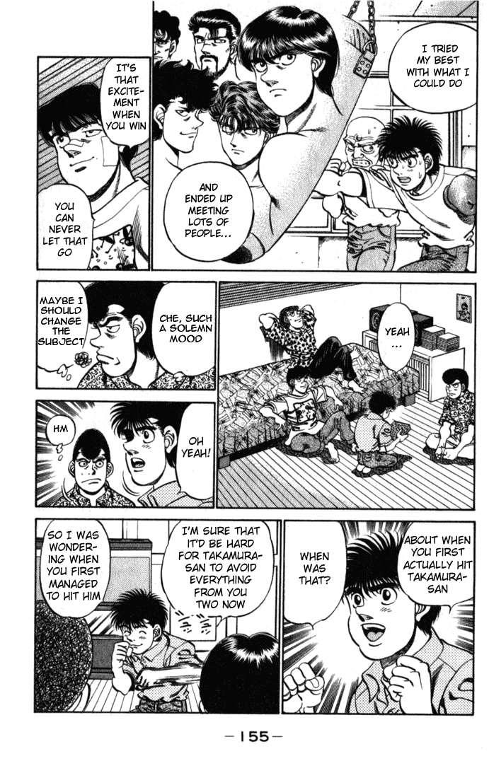 Hajime no Ippo Chapter 222.2 page 13 - Chapter 222 v2 : Five Year Old Story