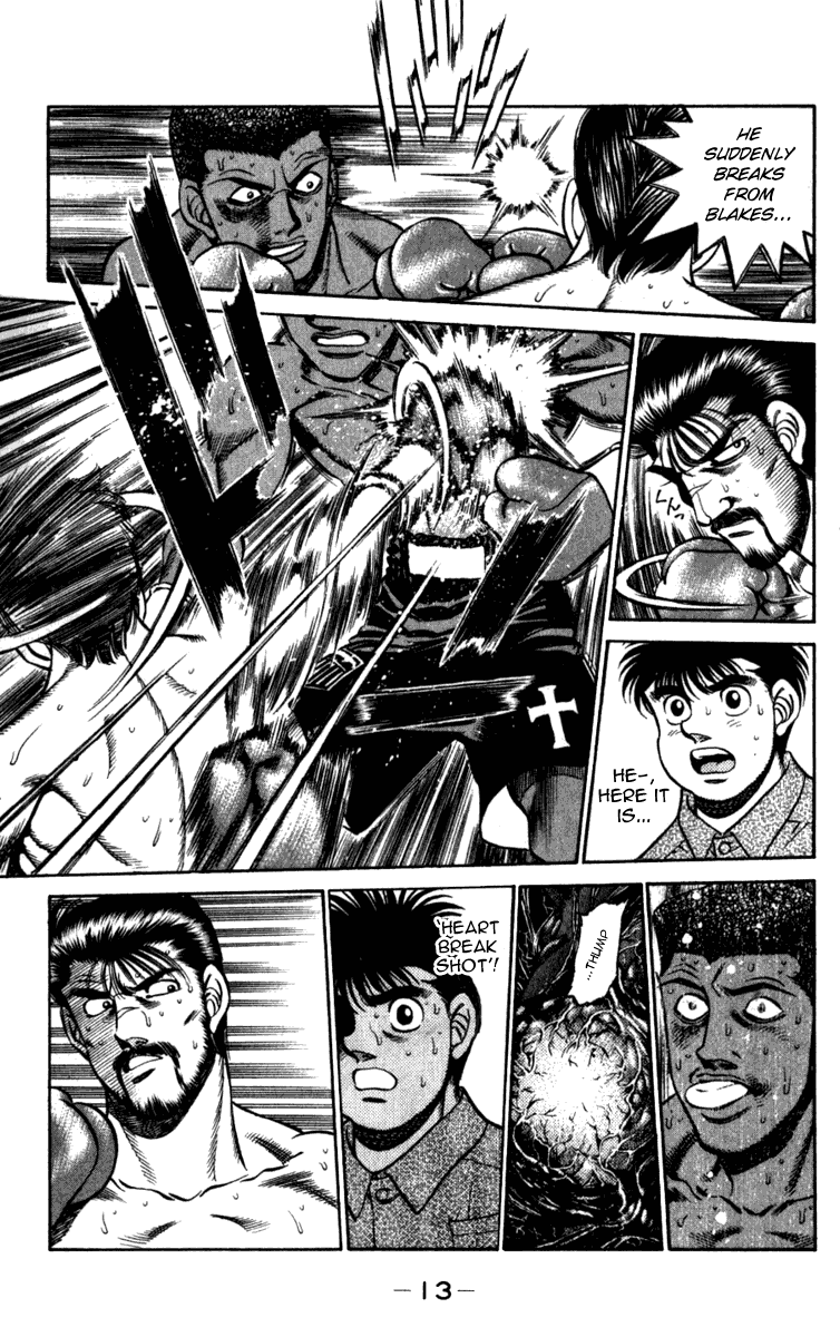 Hajime no Ippo Chapter 224.2 page 14 - Chapter 224 v2 : Great Determination