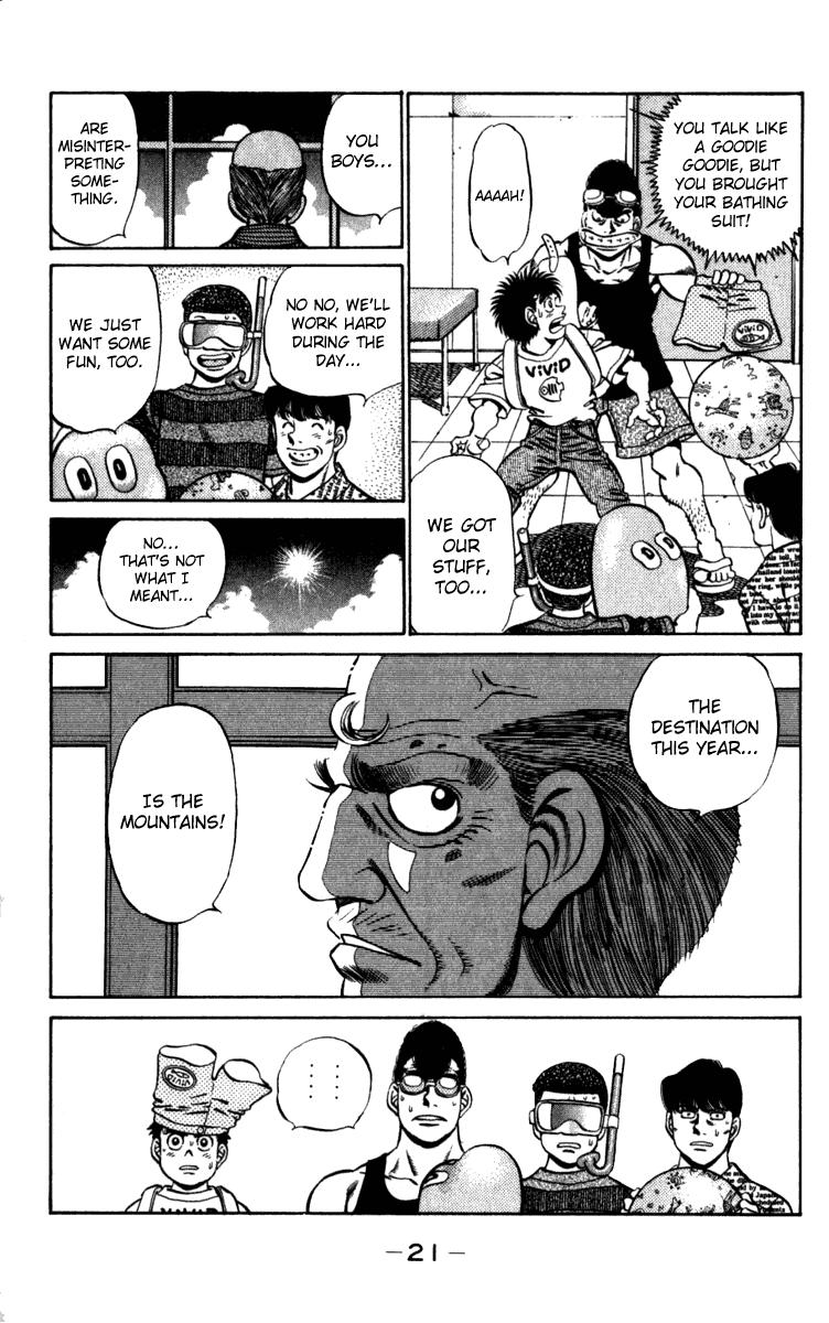 Hajime no Ippo Chapter 224.2 page 22 - Chapter 224 v2 : Great Determination