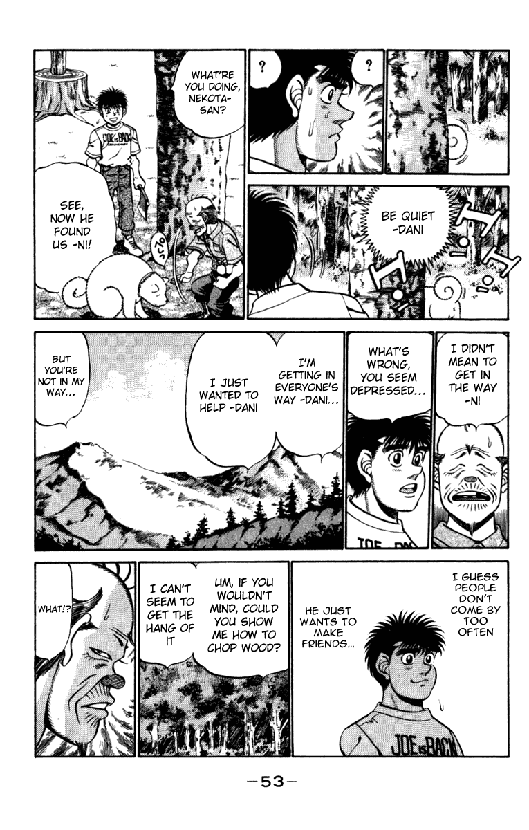 Hajime no Ippo Chapter 226 page 11 - Chapter 226 v2 : Nekota-san's Advice