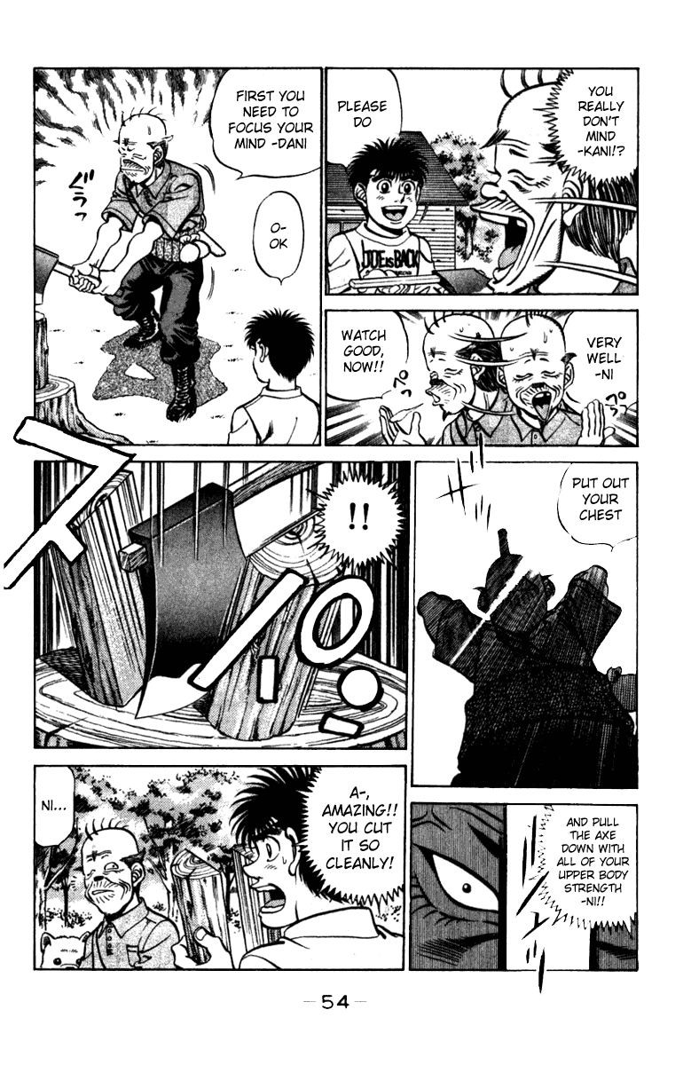 Hajime no Ippo Chapter 226 page 12 - Chapter 226 v2 : Nekota-san's Advice