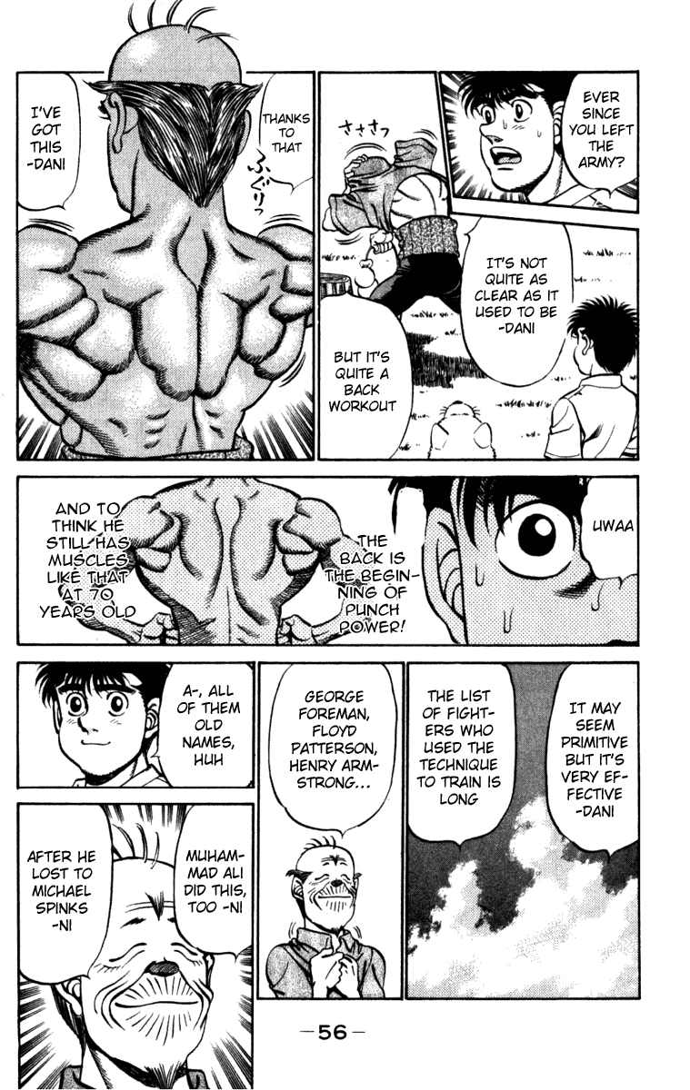 Hajime no Ippo Chapter 226 page 14 - Chapter 226 v2 : Nekota-san's Advice
