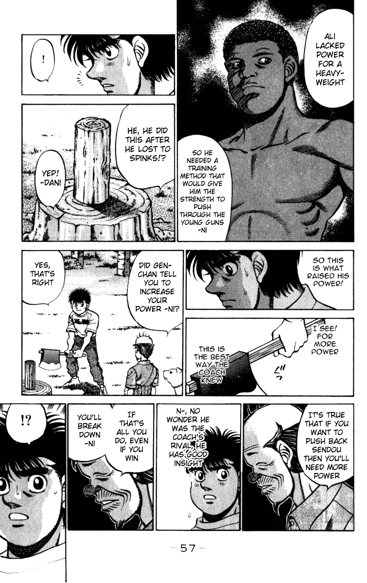Hajime no Ippo Chapter 226 page 15 - Chapter 226 v2 : Nekota-san's Advice