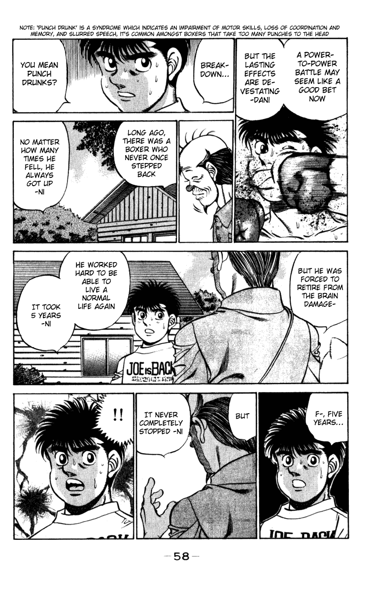 Hajime no Ippo Chapter 226 page 16 - Chapter 226 v2 : Nekota-san's Advice