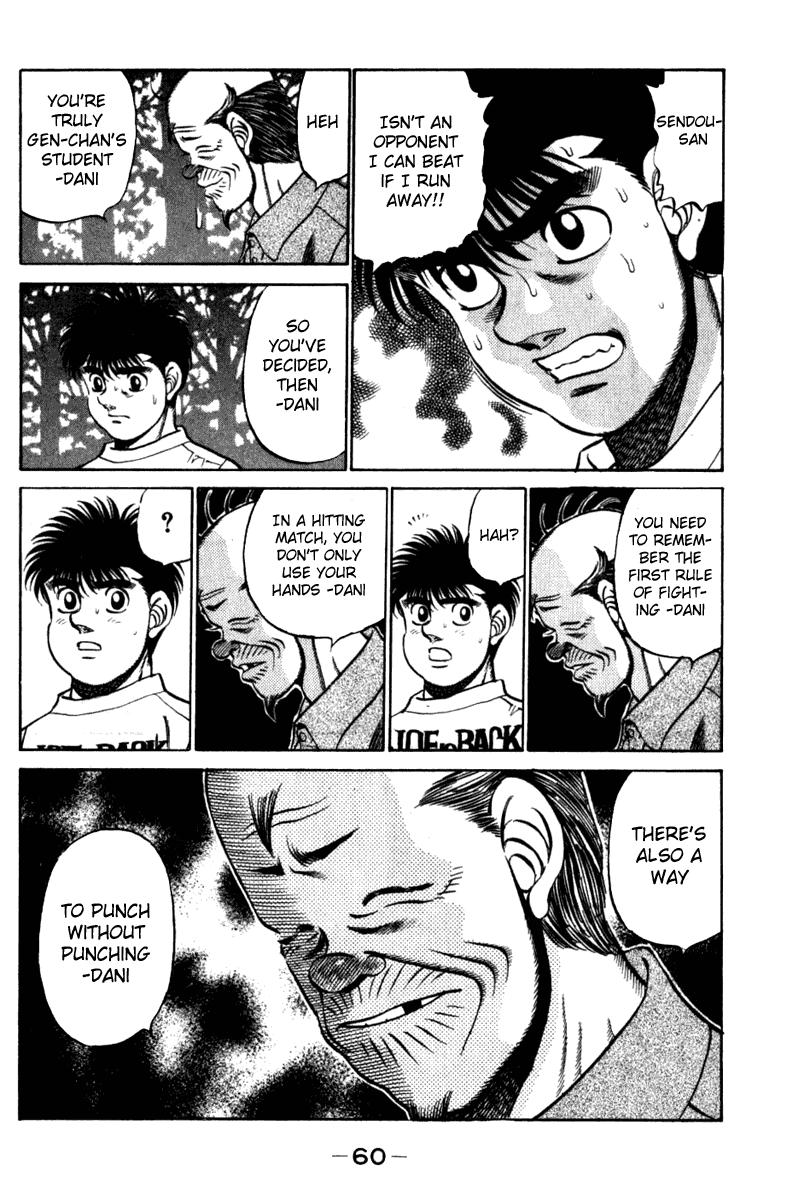Hajime no Ippo Chapter 226 page 18 - Chapter 226 v2 : Nekota-san's Advice
