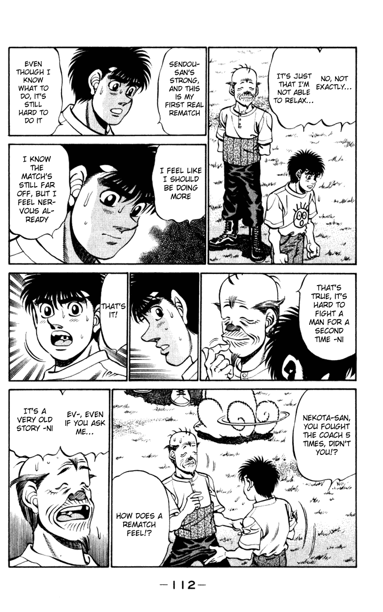 Hajime no Ippo Chapter 229.2 page 10 - Chapter 229 v2 : Nekota-san's Advice 2