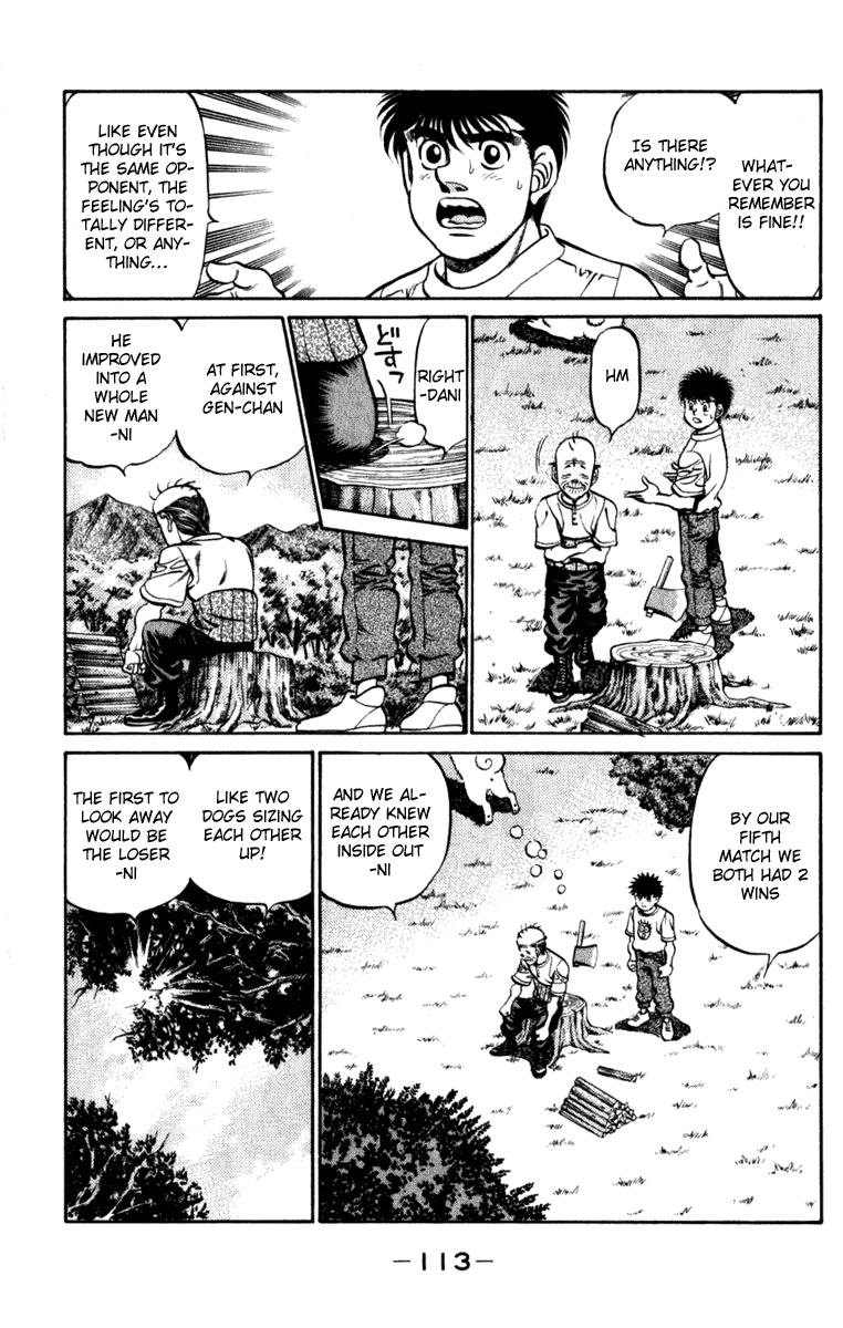 Hajime no Ippo Chapter 229.2 page 11 - Chapter 229 v2 : Nekota-san's Advice 2