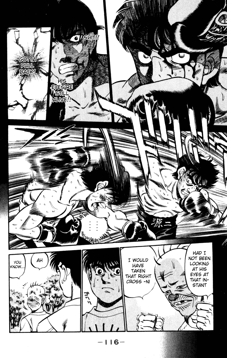 Hajime no Ippo Chapter 229.2 page 14 - Chapter 229 v2 : Nekota-san's Advice 2