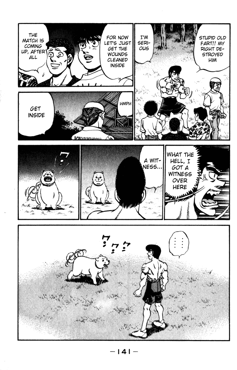 Hajime no Ippo Chapter 230.2 page 19 - Chapter 230 v2 : Japan's Greatest Beast