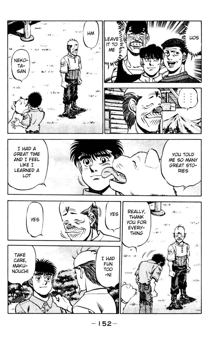 Hajime no Ippo Chapter 231.2 page 10 - Chapter 231 v2 : See You Again, Nekota-san