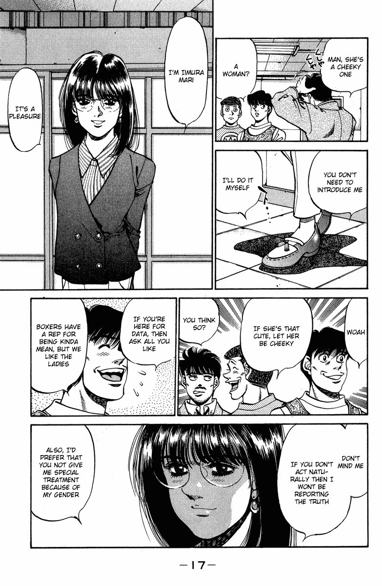 Hajime no Ippo Chapter 233.2 page 18 - Chapter 233 v2 : Writer's Ambition