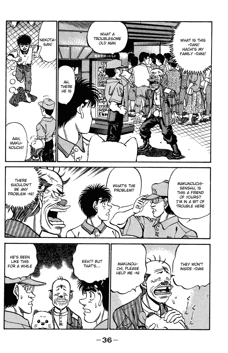 Hajime no Ippo Chapter 234.2 page 14 - Chapter 234 v2 : Cat & Dog Come Again