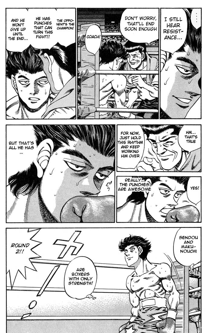 Hajime no Ippo Chapter 240 page 5 - Chapter 240 v2 : Southpaw's Secret