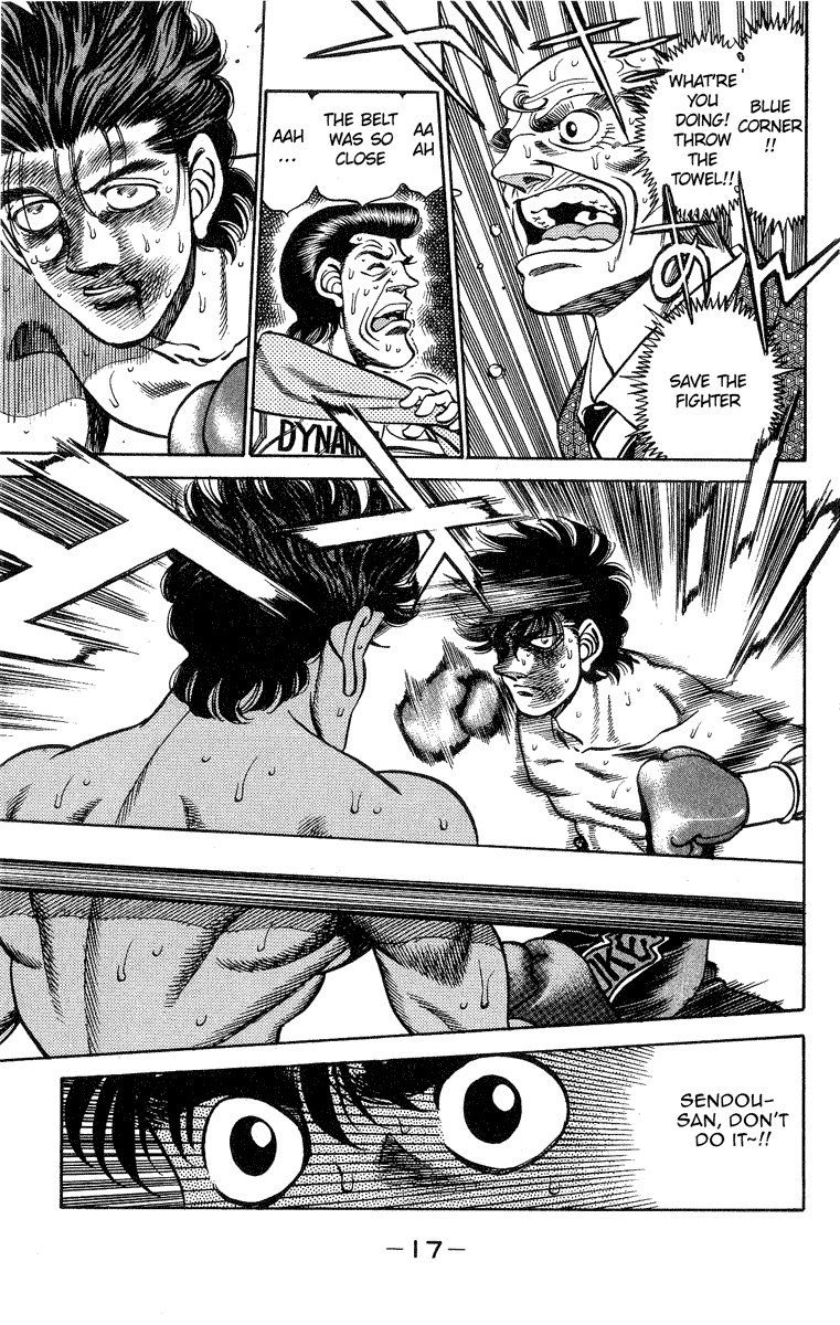 Hajime no Ippo Chapter 242.2 page 18 - Chapter 242 v2 : King's Farewell Gift