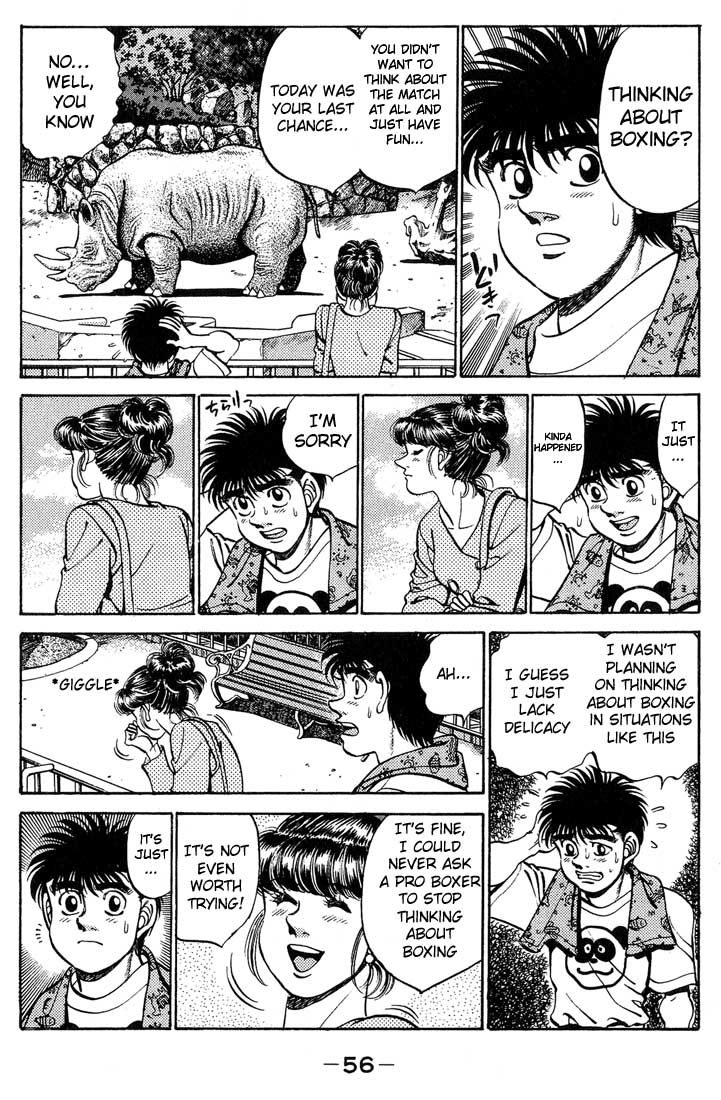 Hajime no Ippo Chapter 244.2 page 14 - Chapter 244 v2 : Oath at the Zoo