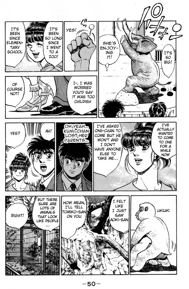 Hajime no Ippo Chapter 244.2 page 8 - Chapter 244 v2 : Oath at the Zoo