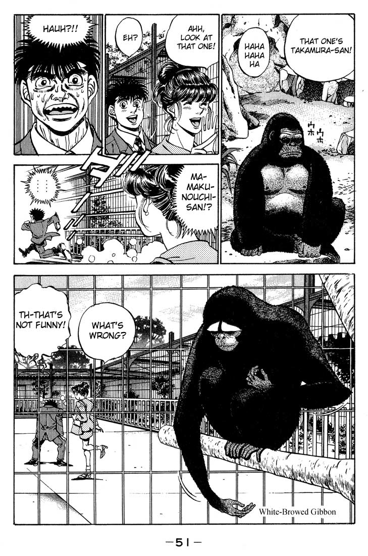 Hajime no Ippo Chapter 244.2 page 9 - Chapter 244 v2 : Oath at the Zoo