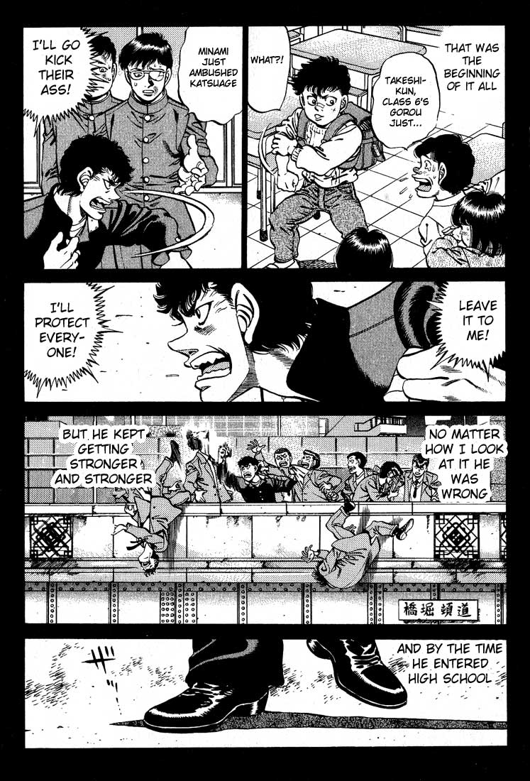 Hajime no Ippo Chapter 246.2 page 11 - Chapter 246 v2 : Thug