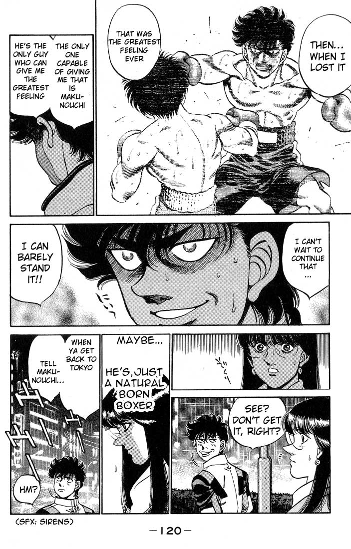 Hajime no Ippo Chapter 247.2 page 18 - Chapter 247 v2 : Dempsy Roll Counter Measure