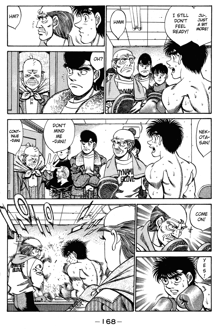 Hajime no Ippo Chapter 250.2 page 6 - Chapter 250 v2 : The Tension Of Red & Blue