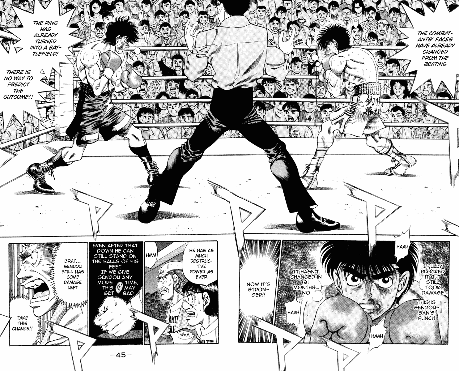 Hajime no Ippo Chapter 253.2 page 2 - Chapter 253 v2 : Astride Position