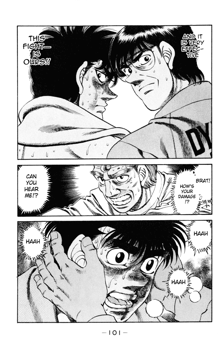 Hajime no Ippo Chapter 255.2 page 19 - Chapter 255 v2 : Guarding Over Terror