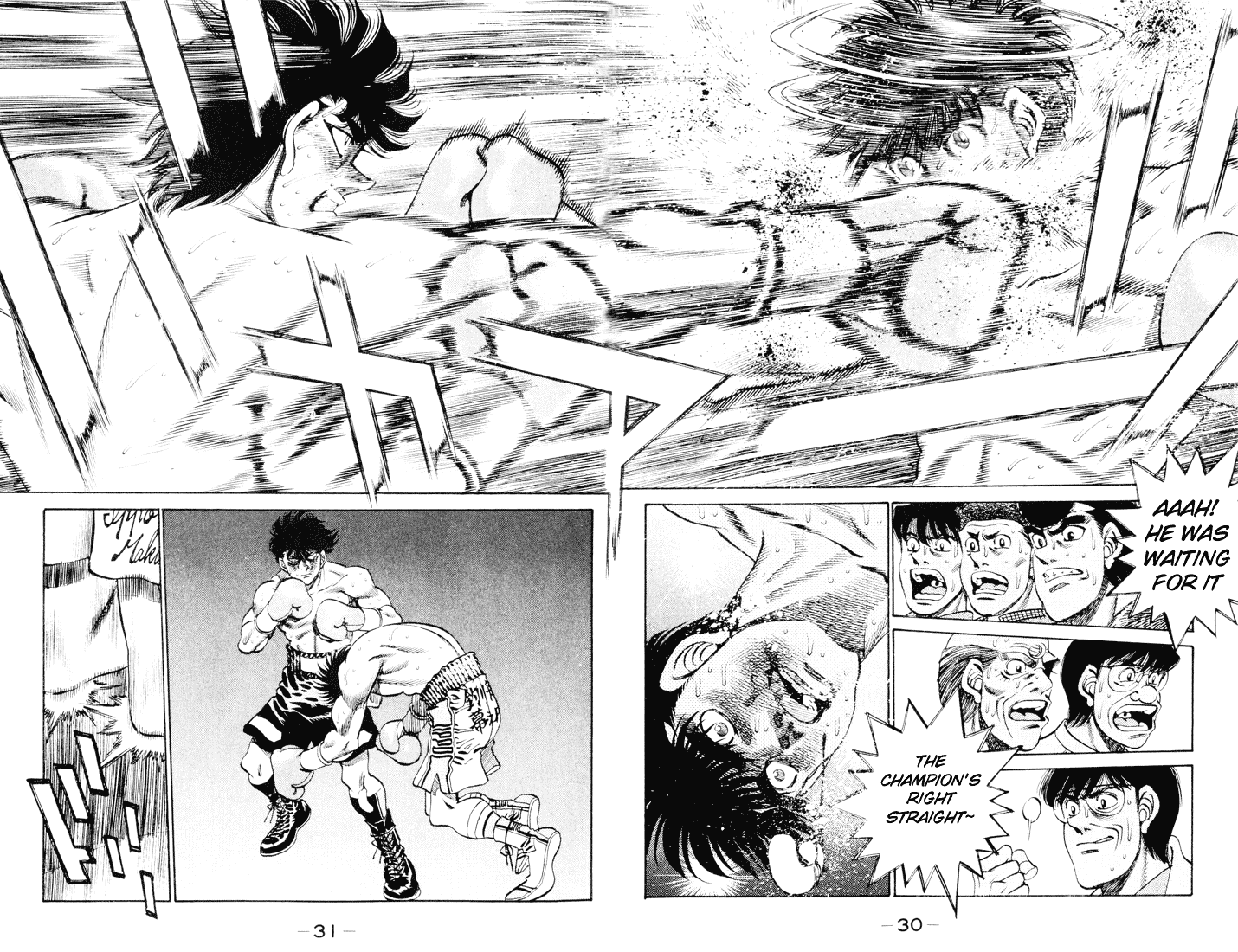 Hajime no Ippo Chapter 261.2 page 10 - Chapter 261 v2 : Plan Blown to Pieces