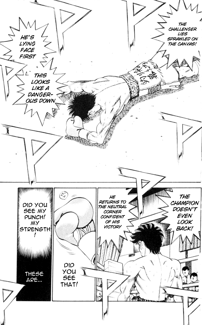 Hajime no Ippo Chapter 261.2 page 12 - Chapter 261 v2 : Plan Blown to Pieces