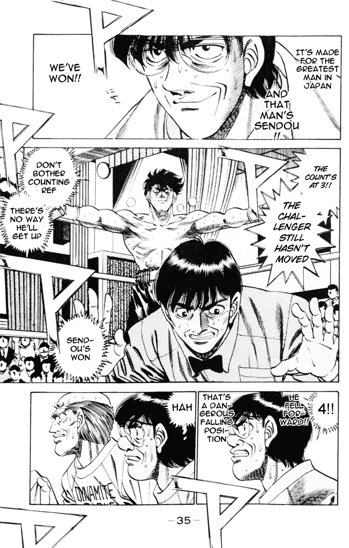 Hajime no Ippo Chapter 261.2 page 14 - Chapter 261 v2 : Plan Blown to Pieces