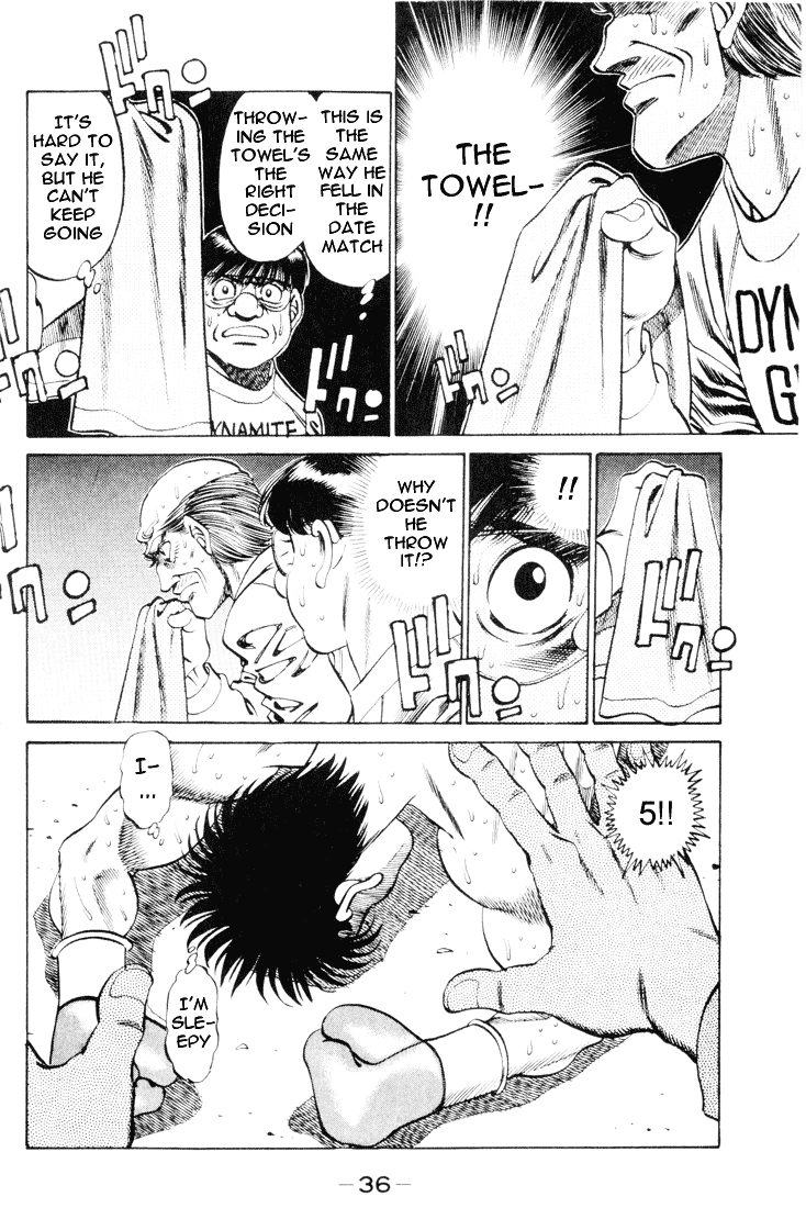 Hajime no Ippo Chapter 261.2 page 15 - Chapter 261 v2 : Plan Blown to Pieces