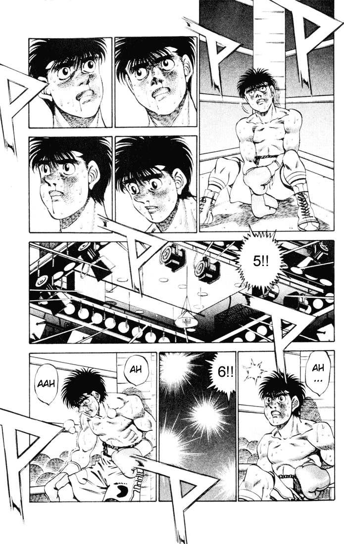Hajime no Ippo Chapter 261.2 page 7 - Chapter 261 v2 : Plan Blown to Pieces