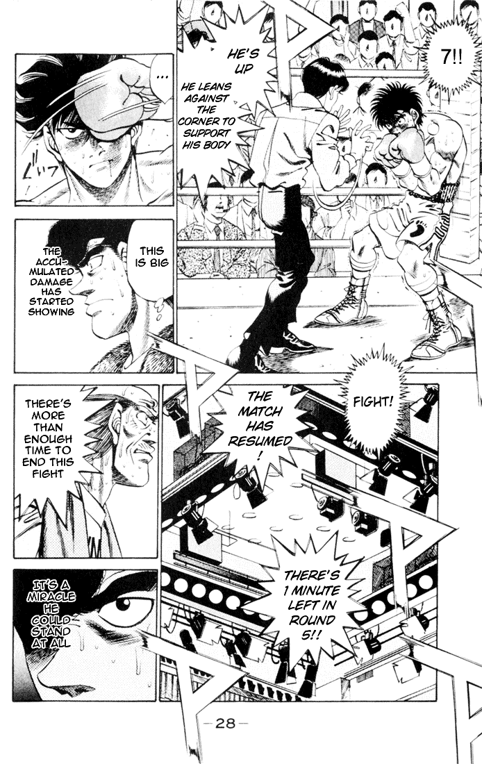 Hajime no Ippo Chapter 261.2 page 8 - Chapter 261 v2 : Plan Blown to Pieces