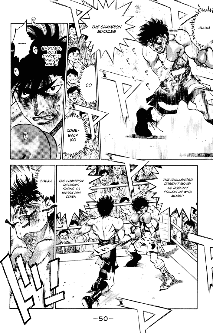 Hajime no Ippo Chapter 262.2 page 10 - Chapter 262 v2 : Surpass the Past!!