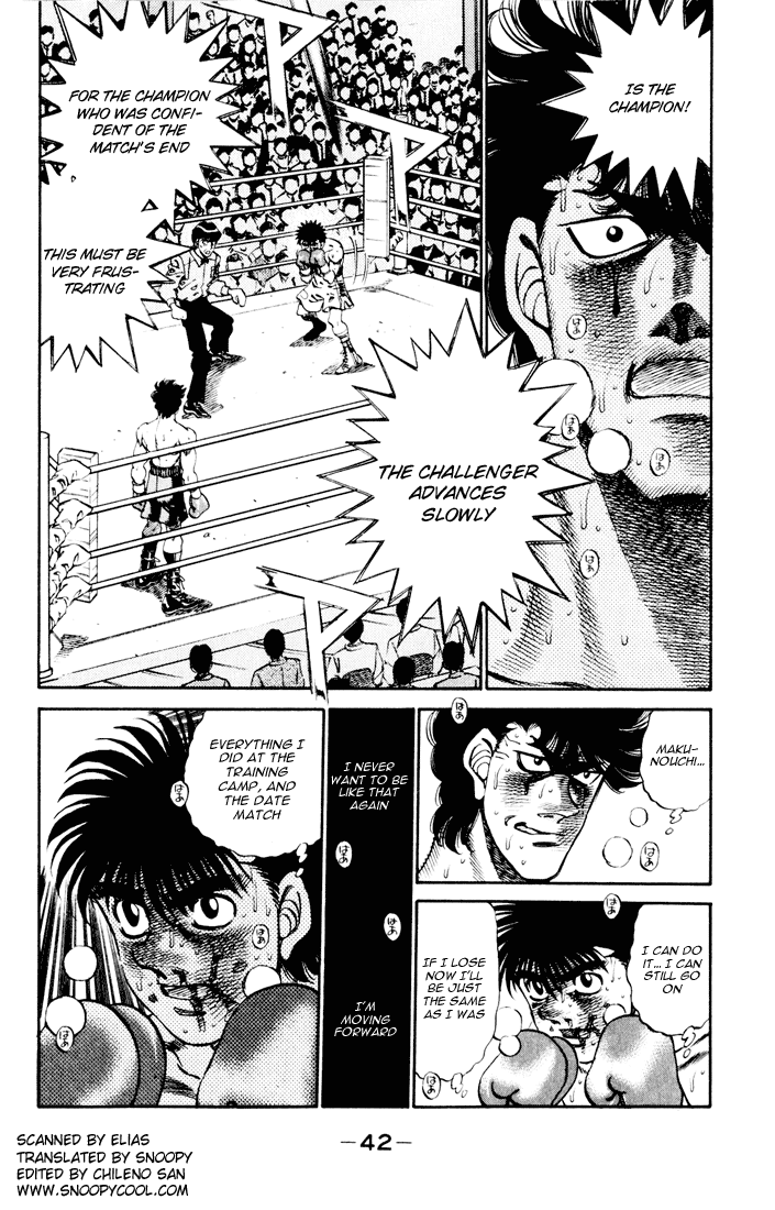 Hajime no Ippo Chapter 262.2 page 2 - Chapter 262 v2 : Surpass the Past!!