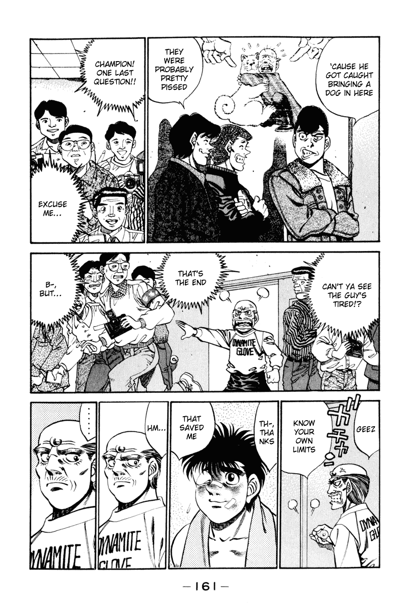 Hajime no Ippo Chapter 268.2 page 3 - Chapter 268 v2 : The Feelings of Japan's Best